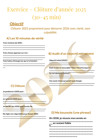 Le Planificateur de Réussite et d’Équilibre 2026