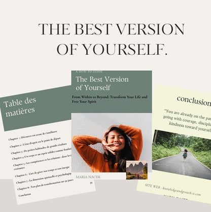 Discover the best version of yourself — the one that will help you overcome your obstacles, move toward success, find inner peace, and achieve a radical transformation toward your full potential.